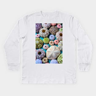 Wonderful Collection Of Sea Urchins Kids Long Sleeve T-Shirt